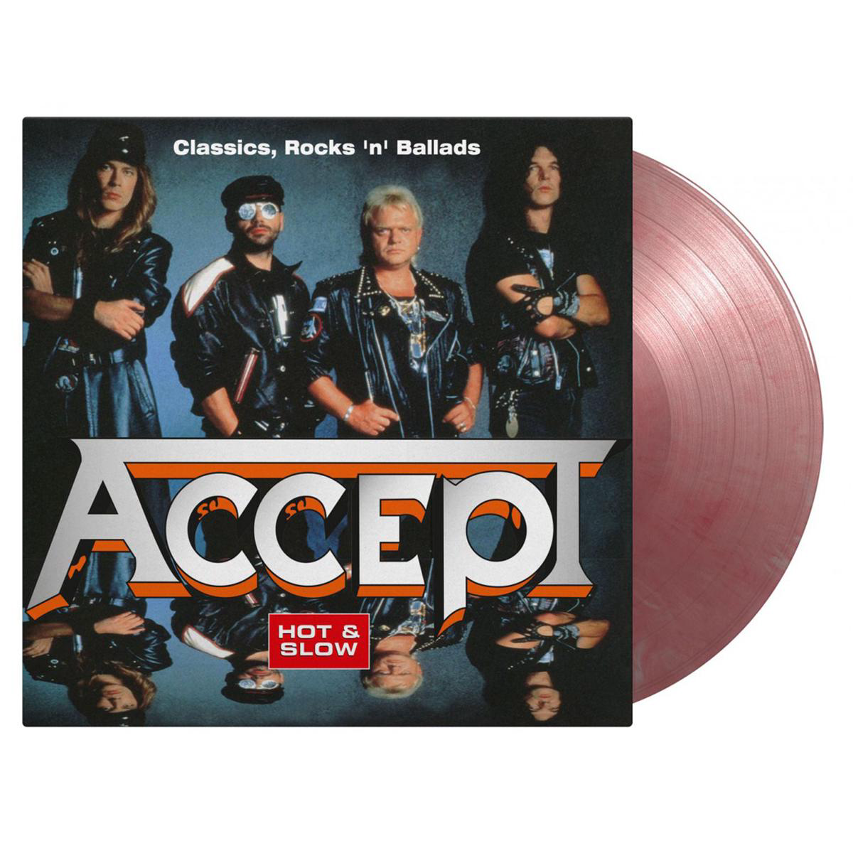 Hot and Slow Classics Rock n Roll Ballads Limited Silver Red Marbled Vinyl LP