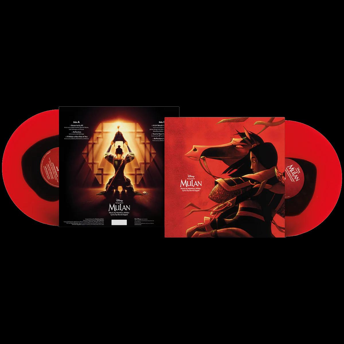 Songs From Mulan: Limited Ruby Red and Obsidian Colour Vinyl LP