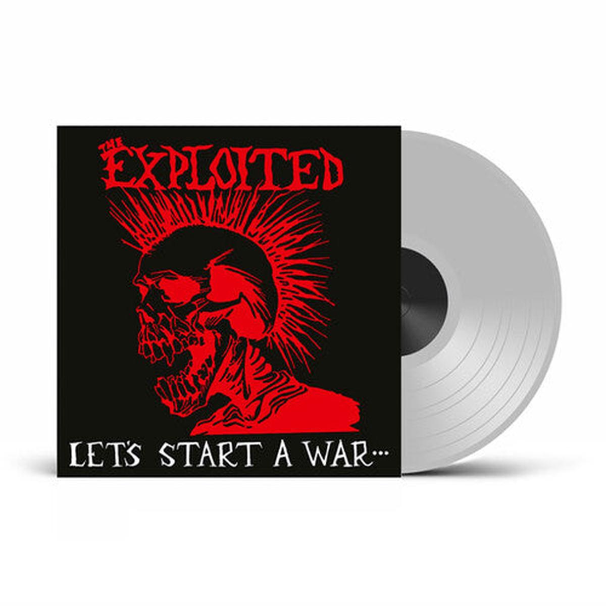 The Exploited: Let's Start A War Said Maggie One Day - UK Exclusive Clear Vinyl - VINYL LP