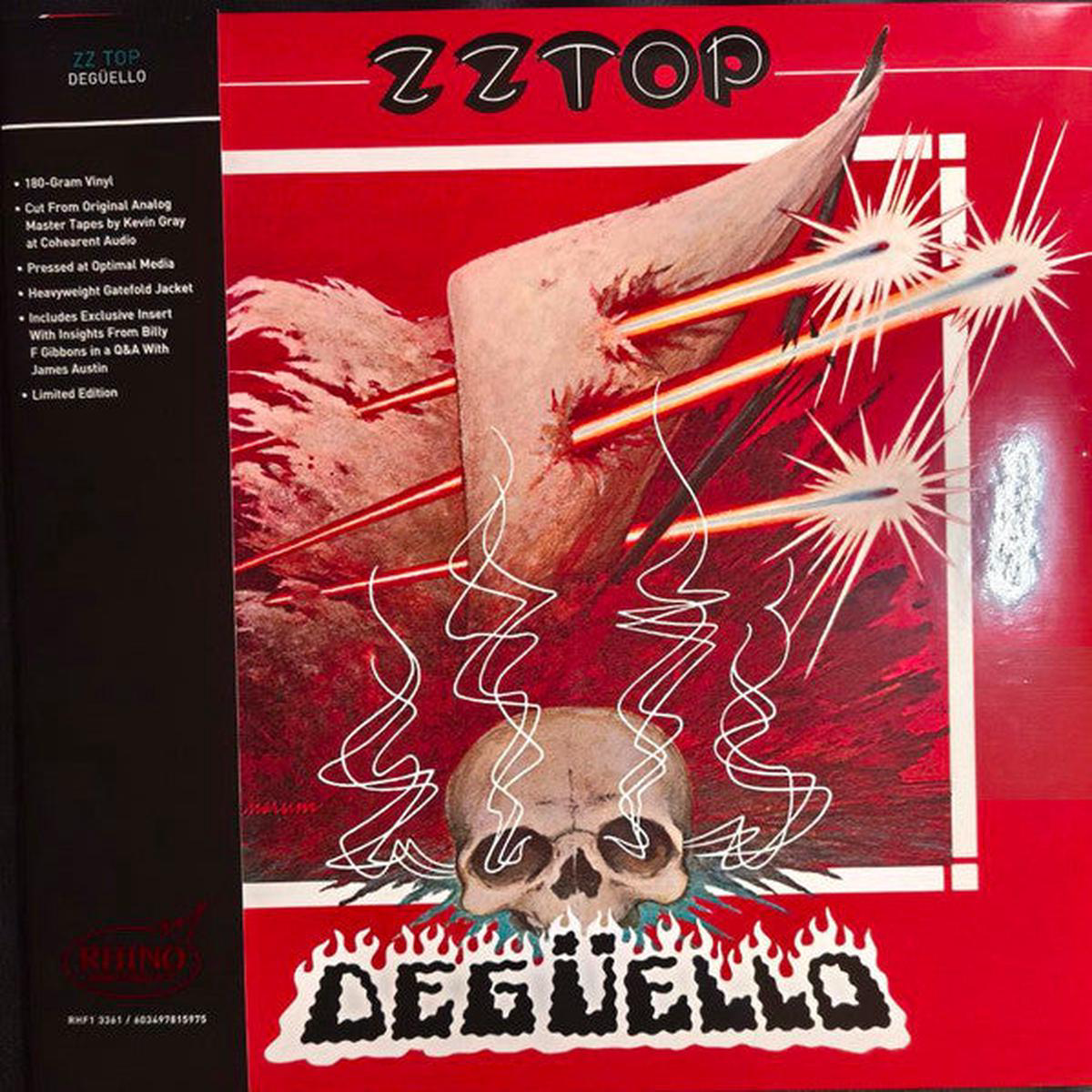 ZZ TOP 8211 DEGUELLO RHINO HIGH FIDELITY 8211 LP