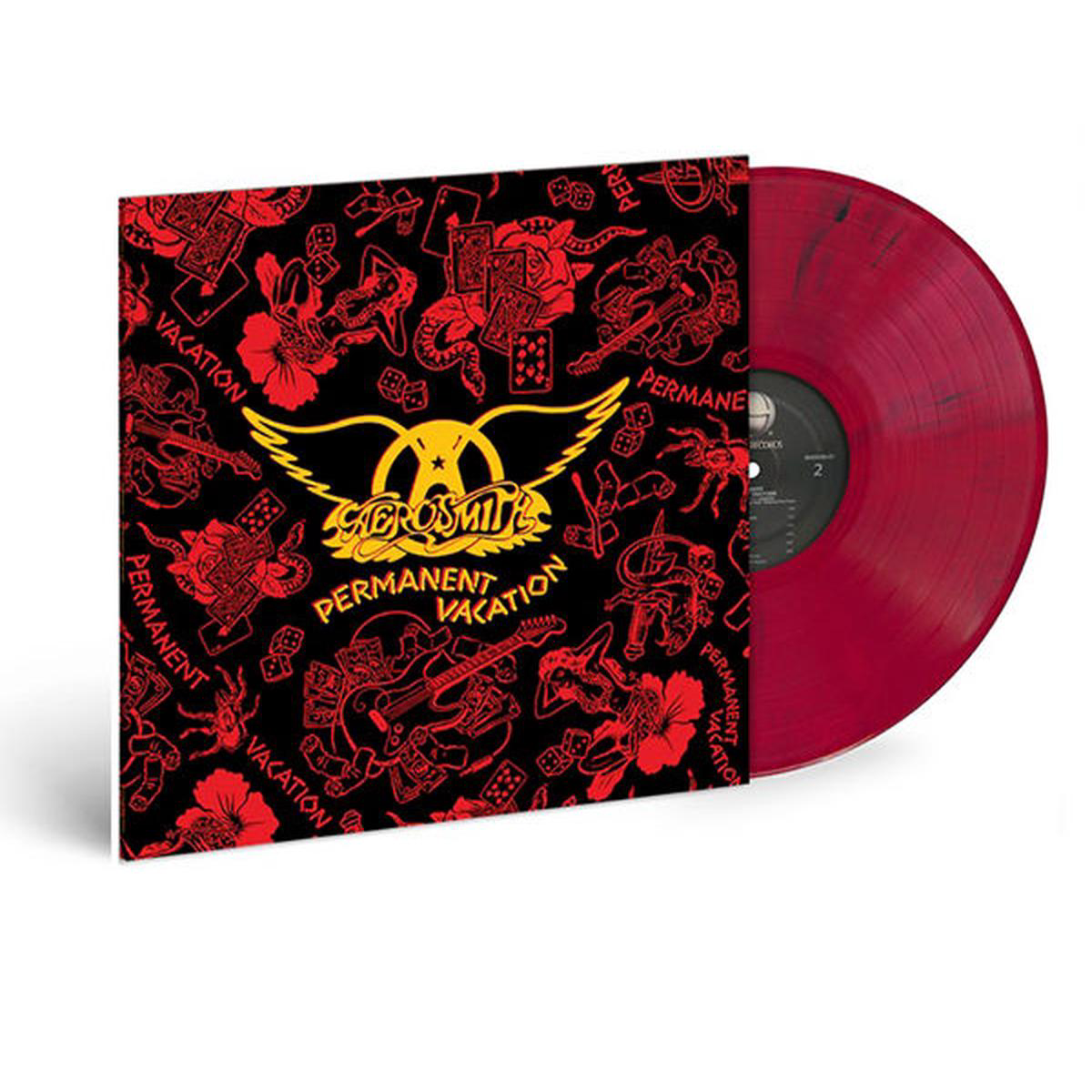 Permanent Vacation Exclusive Red Black Marble Vinyl LP