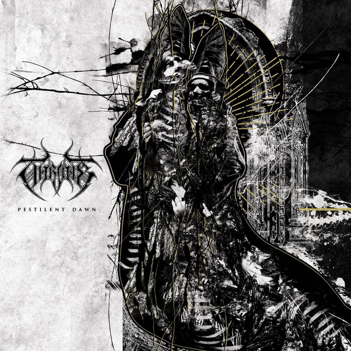 Throne - Pestilent Dawn (milky Clear Vinyl W/ Black and Gold Splatter) (LP)