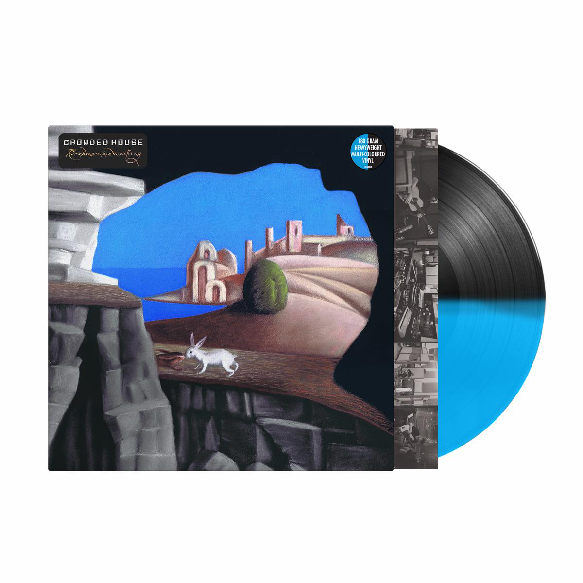 Dreamers Are Waiting Exclusive Cyan BlueBlack Half Half Vinyl LP