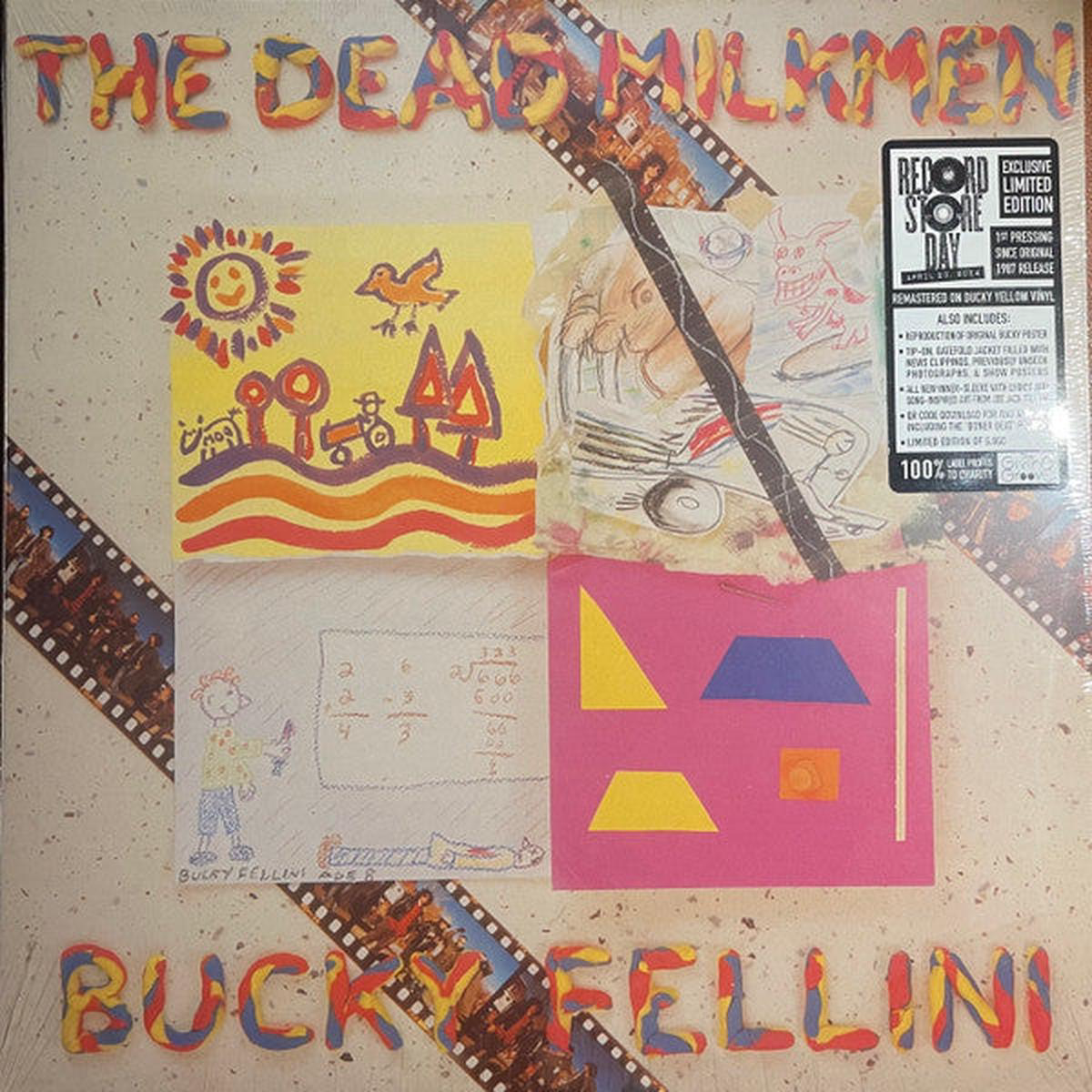 DEAD MILKMEN 8211 BUCKY FELLINI DUCKY YELLOW VINYL 8211 LP