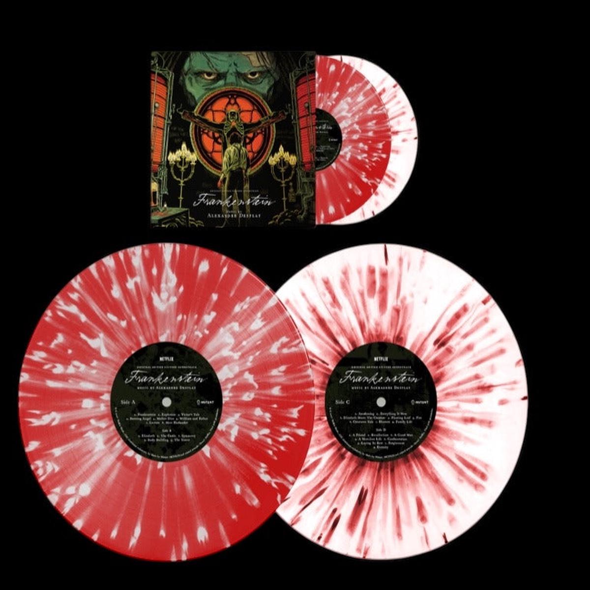 FRANKENSTEIN (2025) - SOUNDTRACK : WHITE & RED SPLATTER 2LP - LP