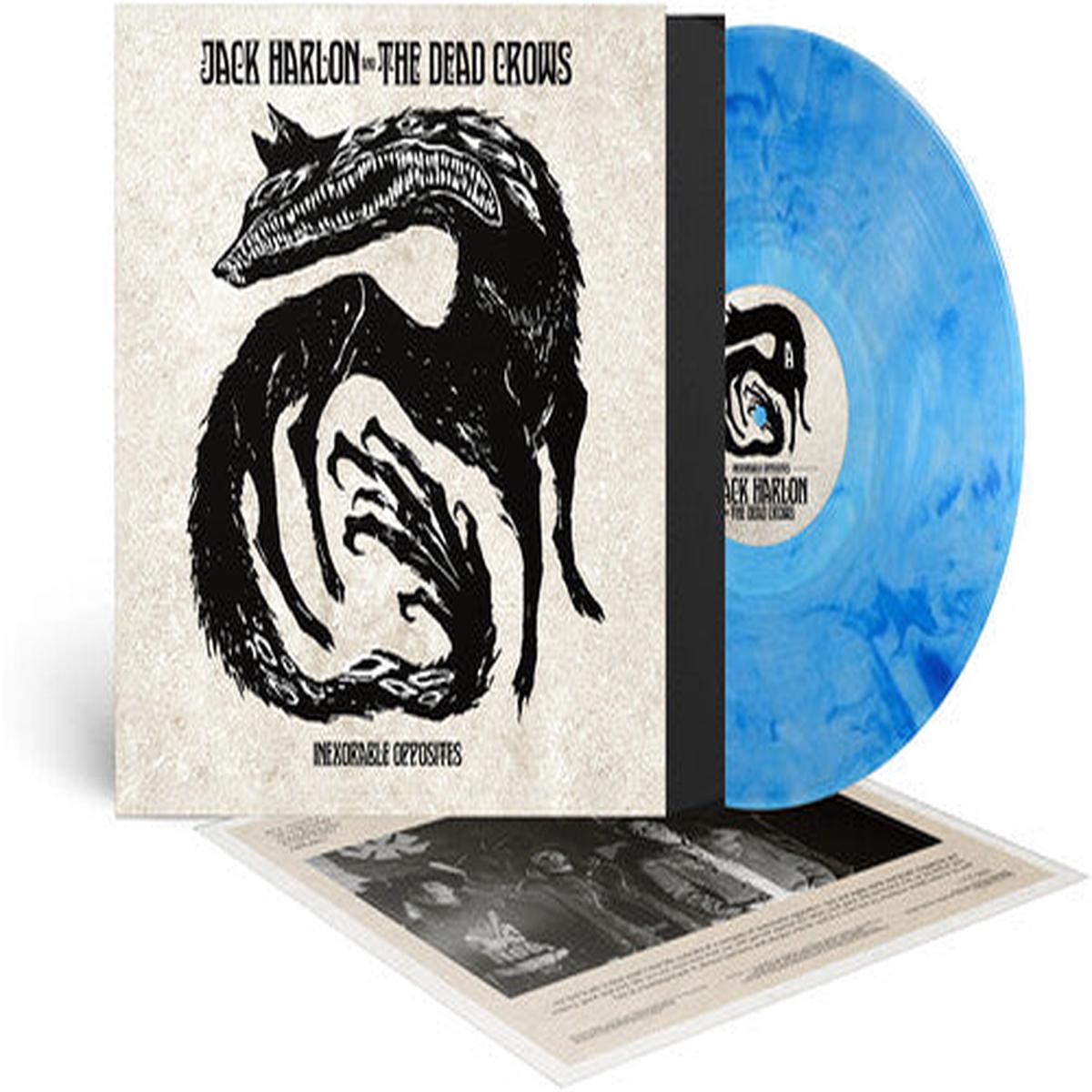 Jack Harlon & The Dead Crows: Inexorable Opposites - Blue - VINYL LP
