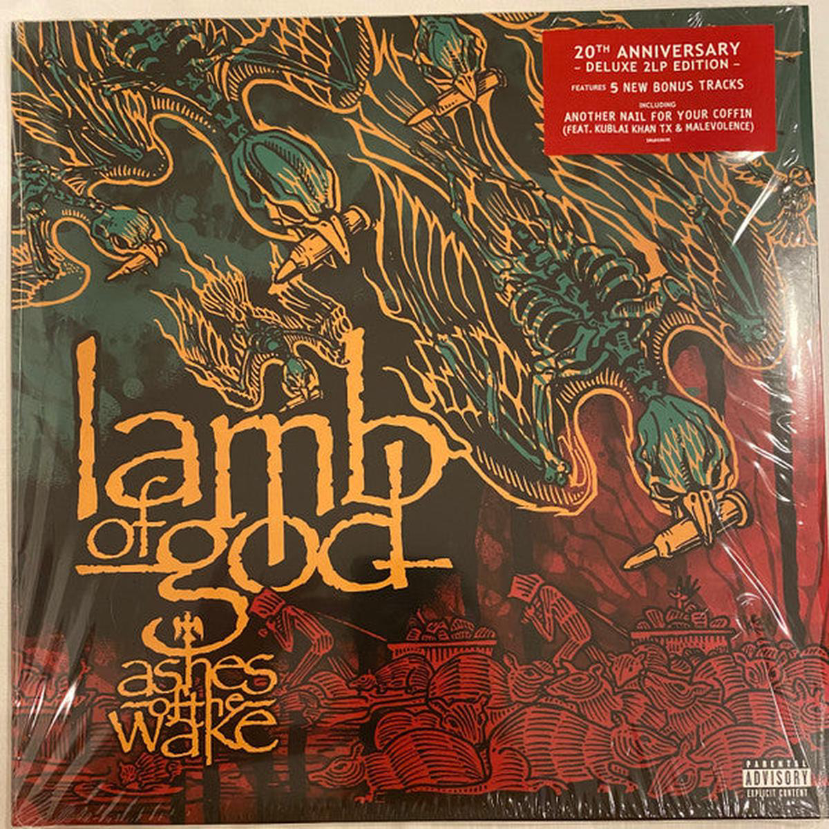 LAMB OF GOD 8211 ASHES OF THE WAKE 5 2LP 20TH ANNIV 8211 LP