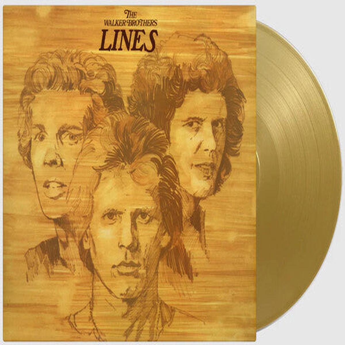 The Walker Brothers: Lines - Limited 180-Gram Gold Colored Vinyl - VINYL LP