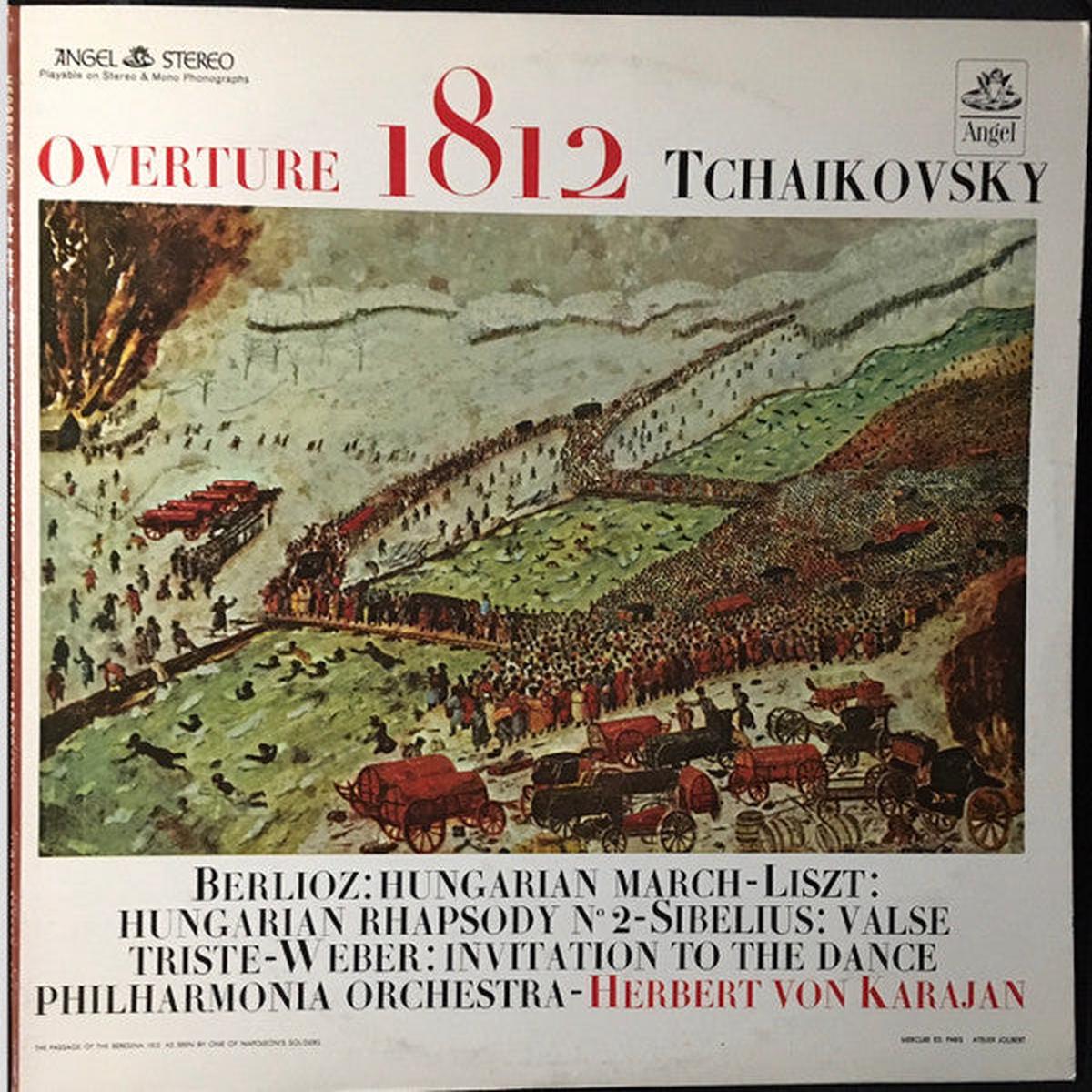 Herbert von Karajan, Philharmonia Orchestra Overture 1812 - Classica, (Vinyl) Mint