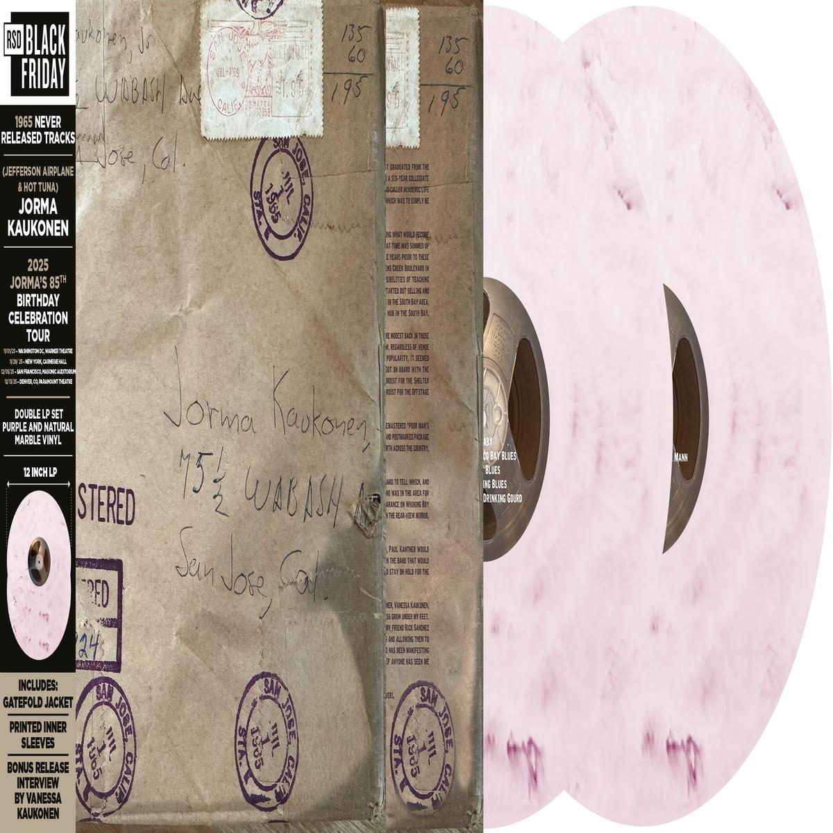 Jorma Kaukonen - Wabash Avenue - 2LP - Purple & Natural Marble Vinyl [RSD Black Friday 2025]