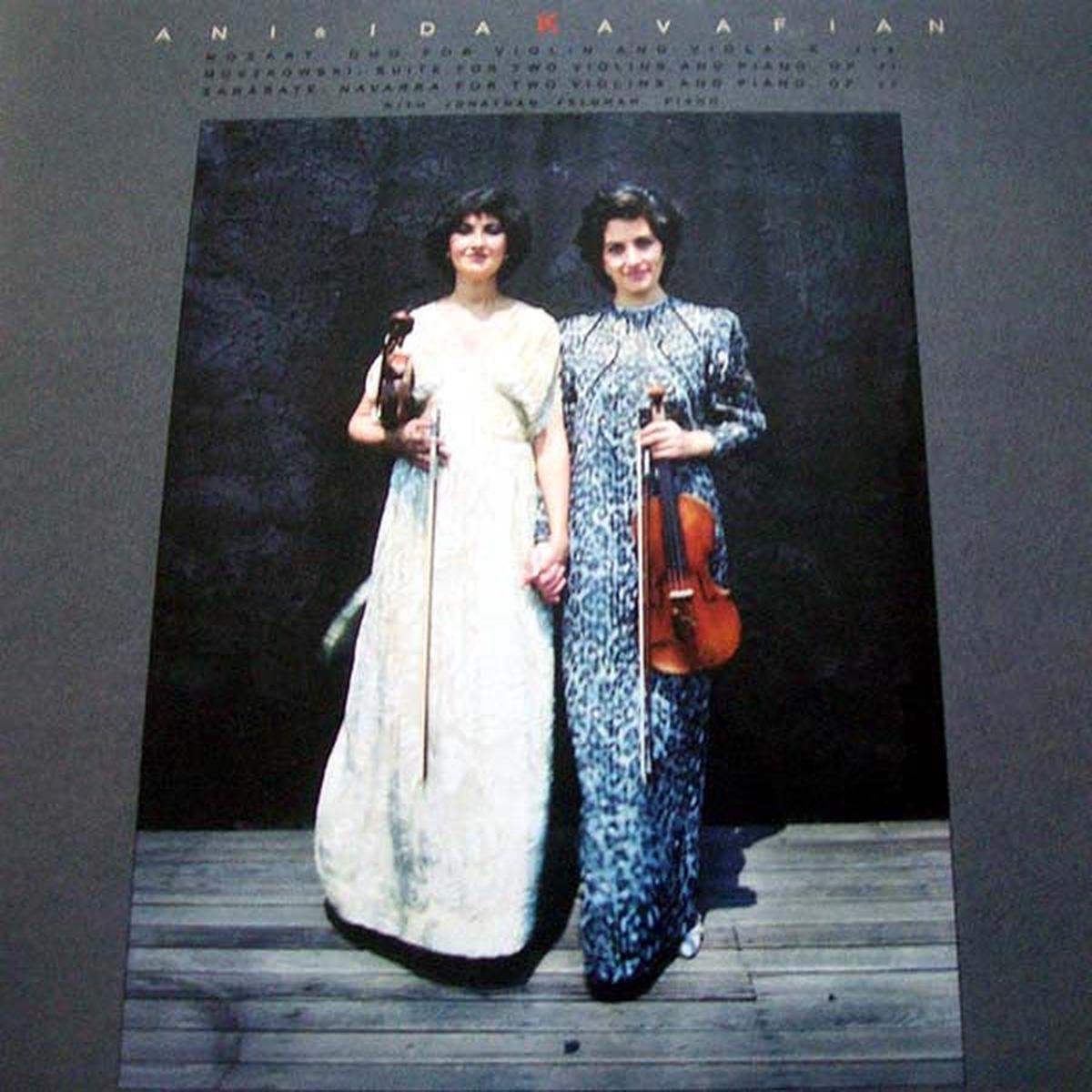 Annie Kavafian, Ida Kavafian, Jonathan Feldman  Mozart: Duo / Moszkowski: Suite / Sarasate: Navarra  1986  Classical (vinyl lp)