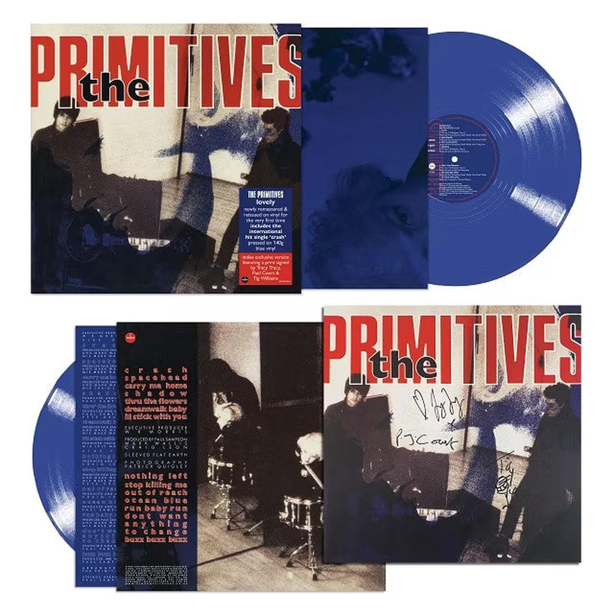 Lovely Signed Blue Vinyl LP