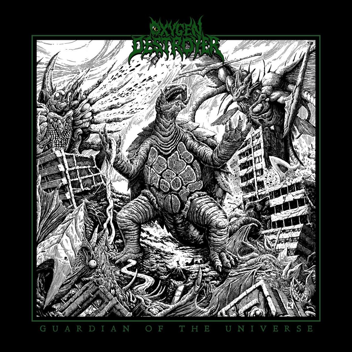 Oxygen Destroyer - Guardian Of The Universe (Marble Green Vinyl) (LP)