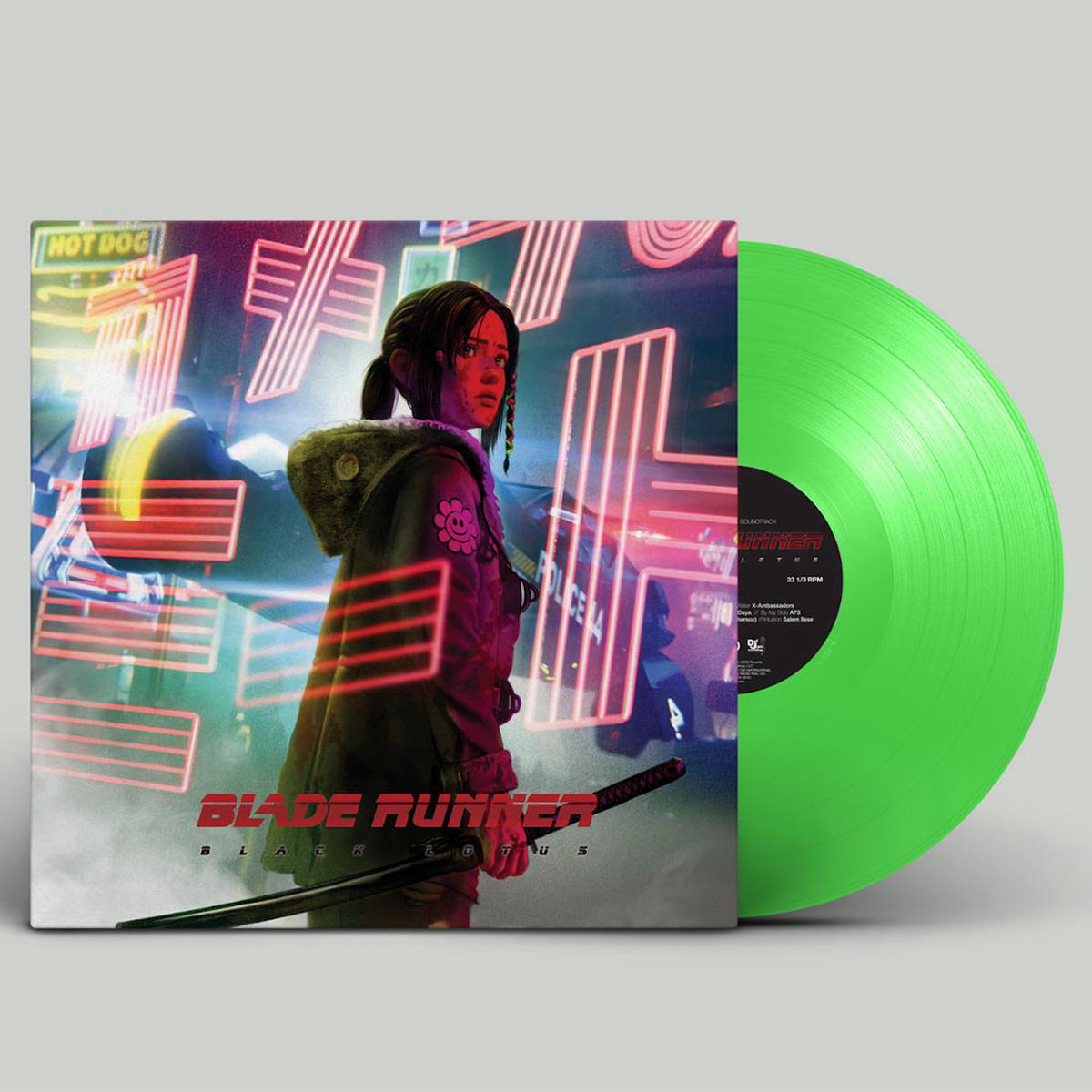 Blade Runner 8211 Black Lotus Limited Neon Green Trifold Sleeve LP