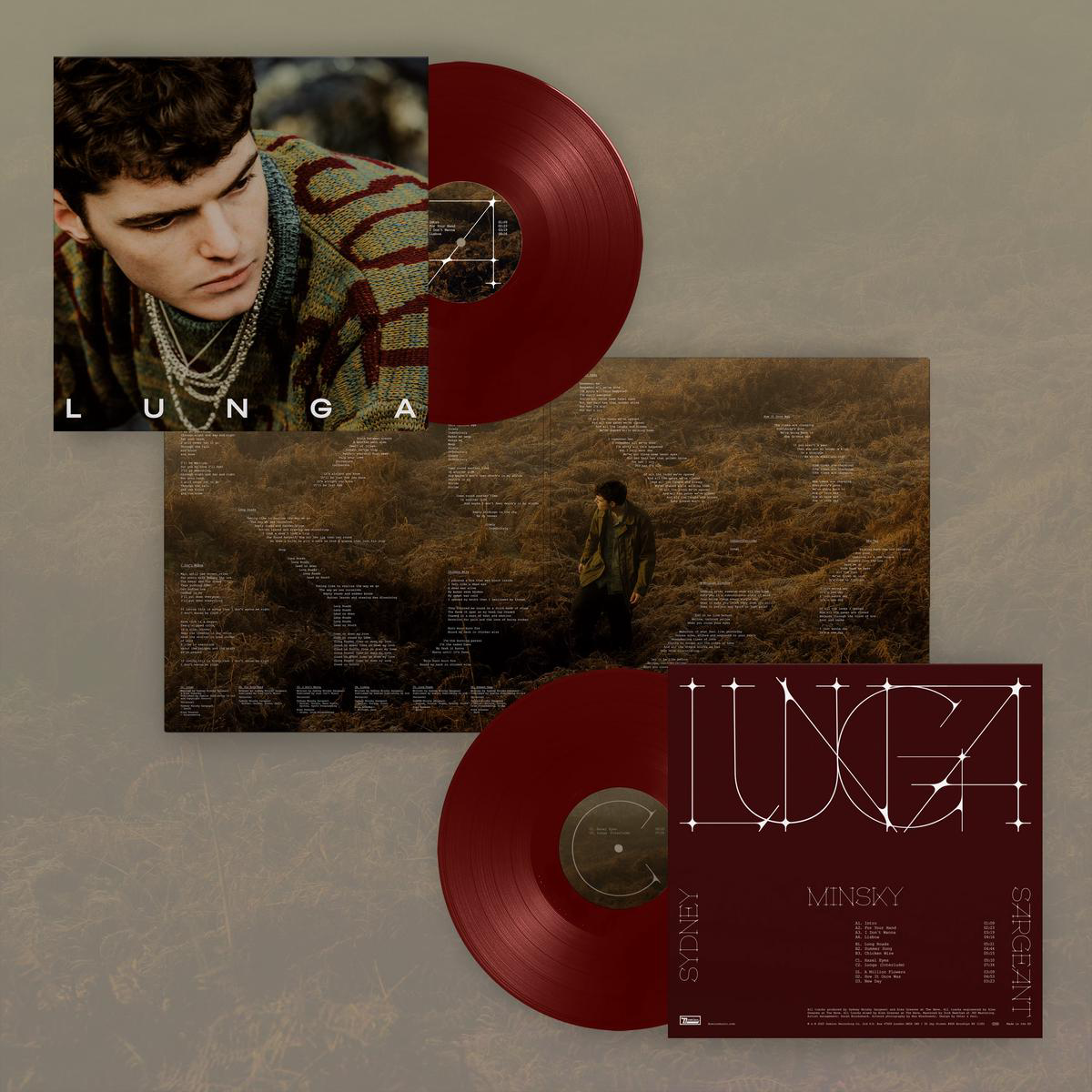 Lunga Gatefold Oxblood Red BioVinyl LP