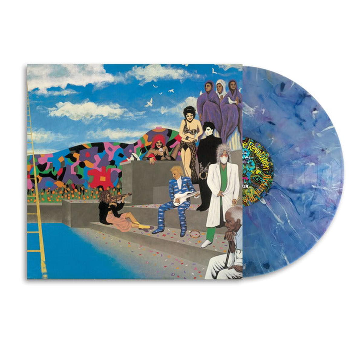 PRINCE 8211 AROUND THE WORLD IN A DAY BLUE MARBLED 8211 LP
