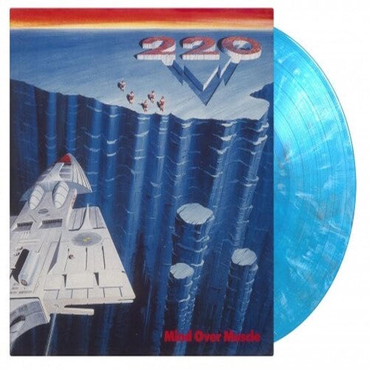 220 Volt: Mind Over Muscle - Limited 180-Gram Blue, White & Black Marble Colored Vinyl - VINYL LP