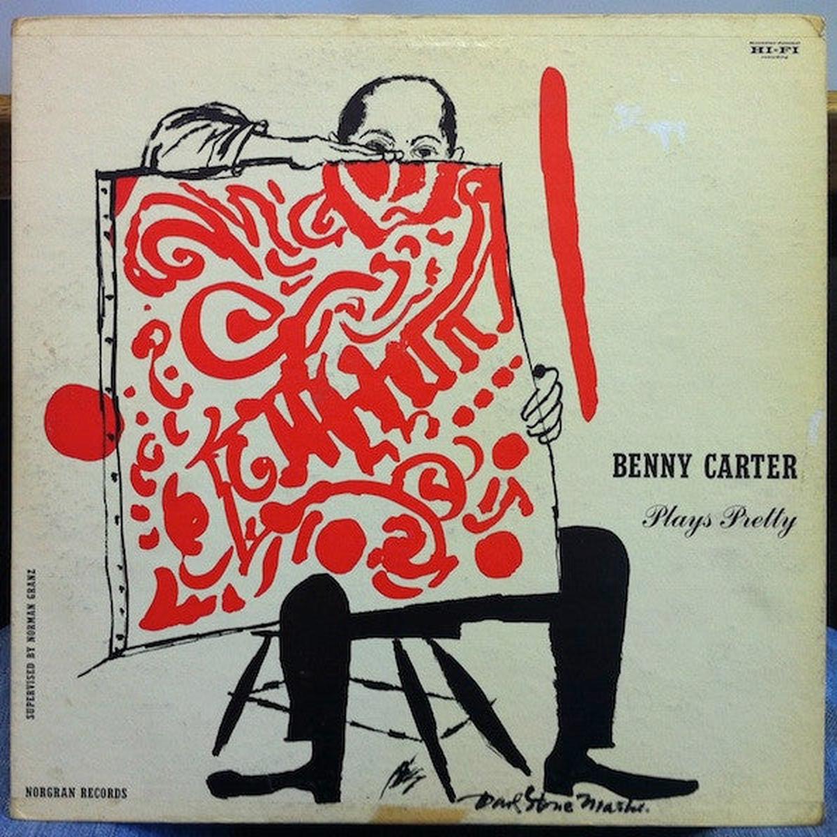 Benny Carter Plays Pretty (1955 pressing) LP