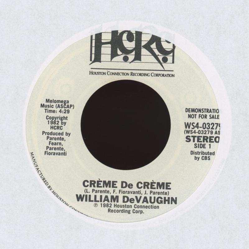 William DeVaughn - Crme De Crme on HRC Promo Modern Soul 45
