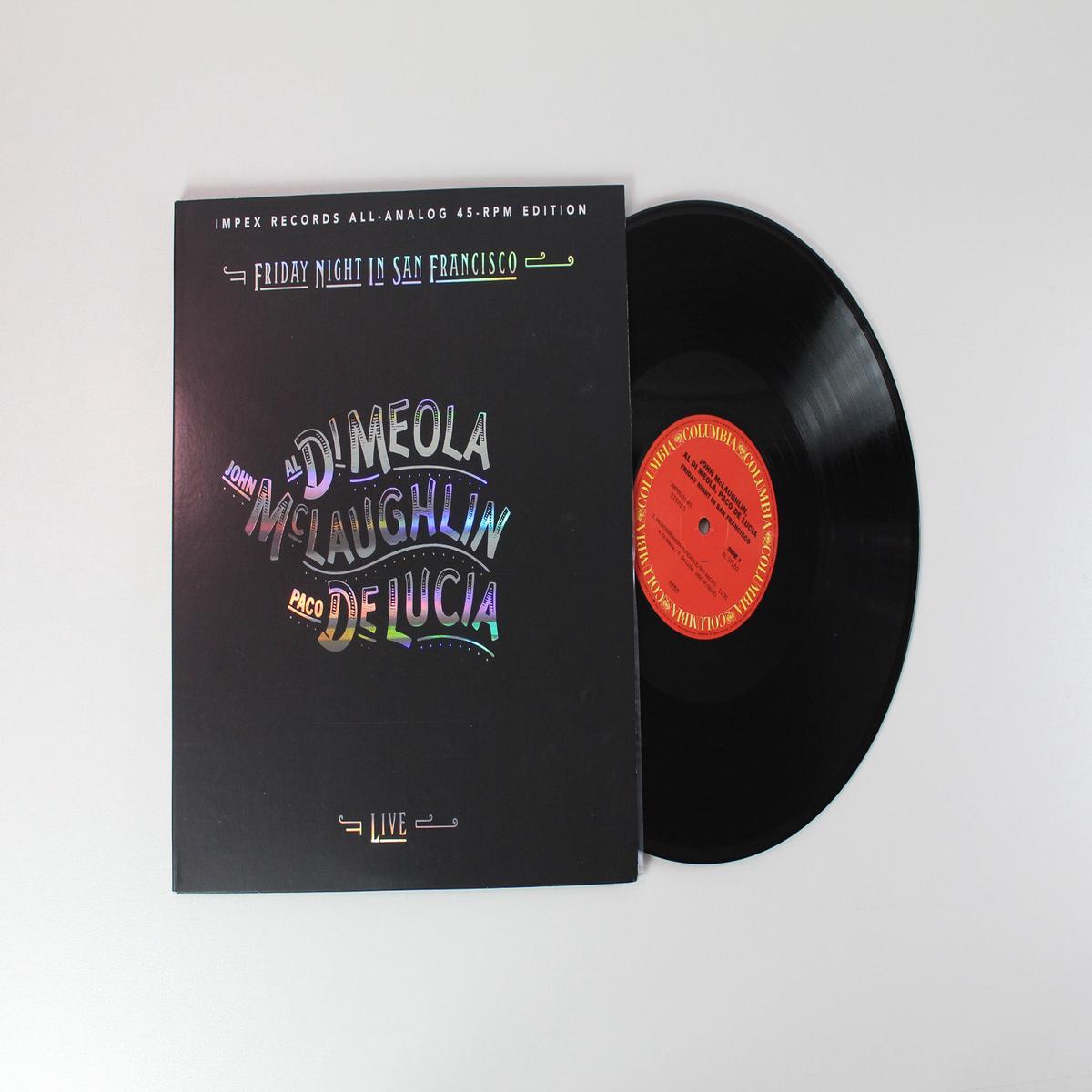 Al Di Meola / John McLaughlin / Paco De Luca - Friday Night In San Francisco on Columbia Impex 2 X 12" 45 RPM Reissue