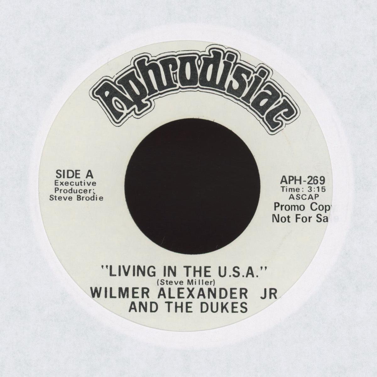 Wilmer The Dukes - Living In The USA Get It on Aphrodisiac Promo Soul Funk 45