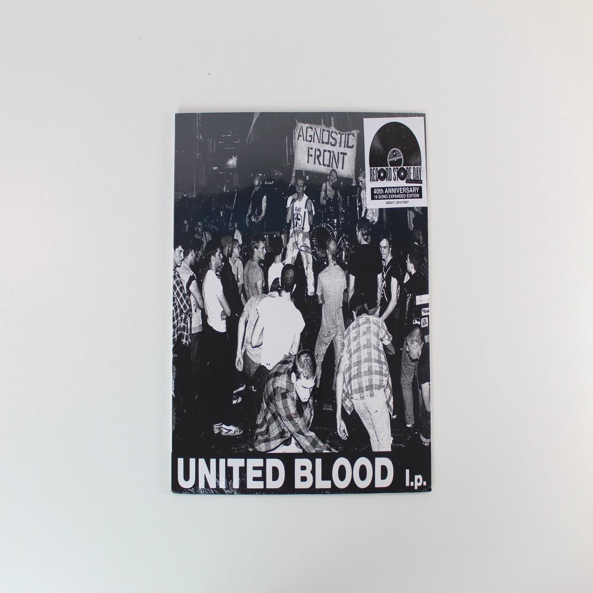 Agnostic Front - United Blood lp on Bridge Nine RSD 2023 45 RPM Clear Vinyl Sealed