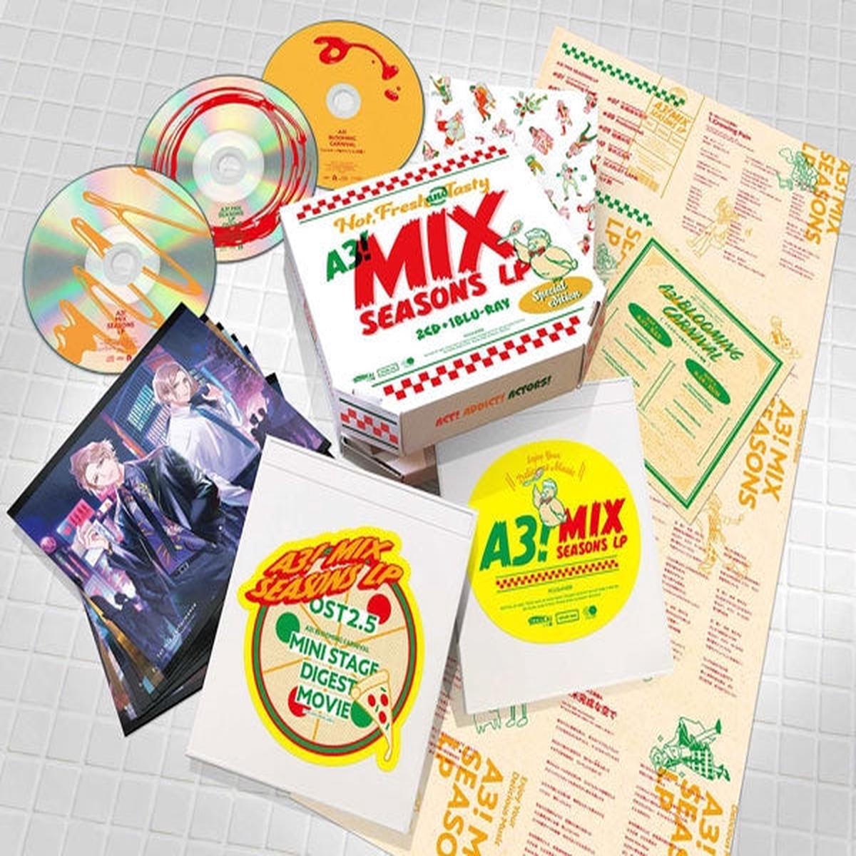 (Album) A3! Game - MANKAI Company Mixed Performance Album MIX SEASONS LP [SPECIAL EDITION]