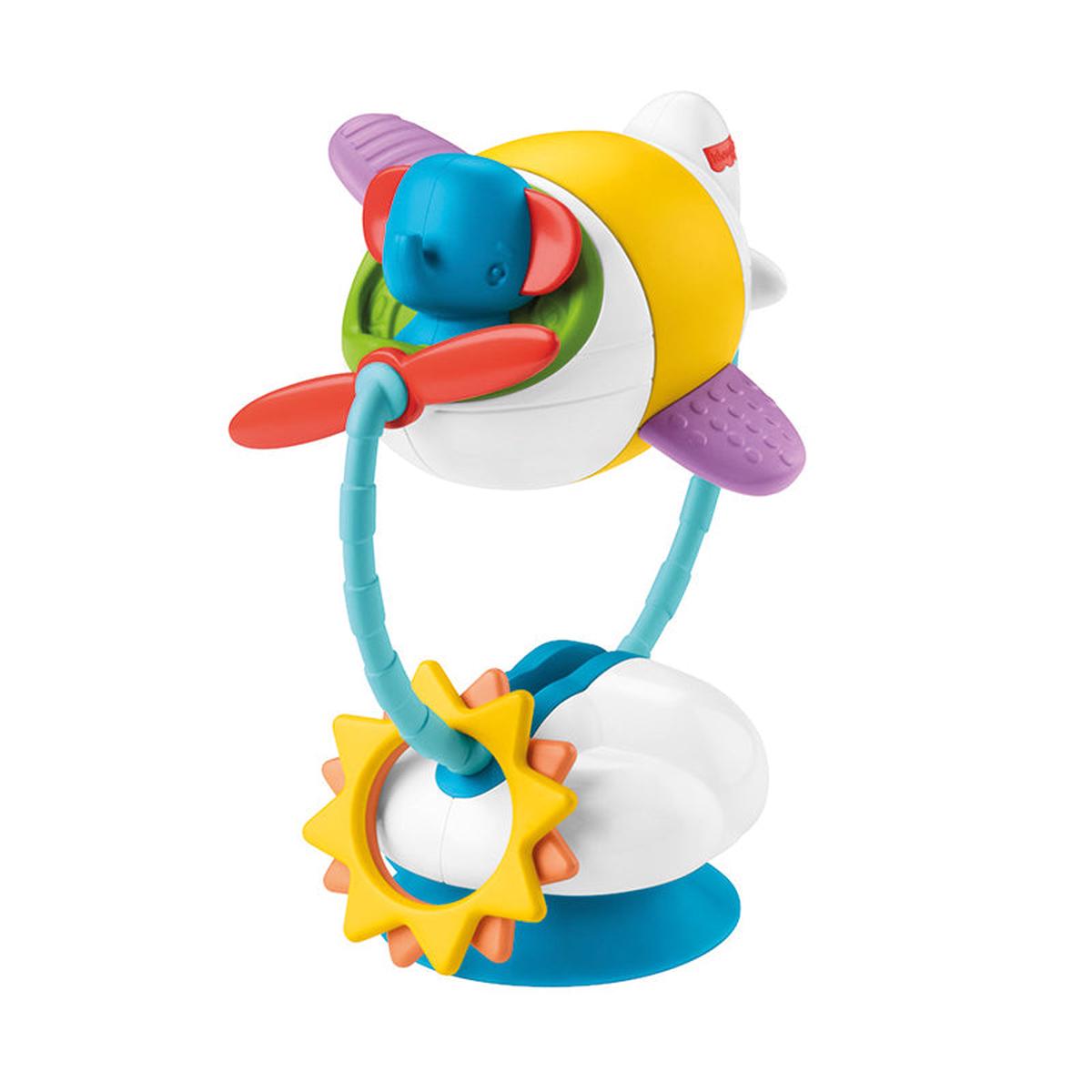 Fisher-Price - Brinquedo com ventosa de avio voador e giratrio
