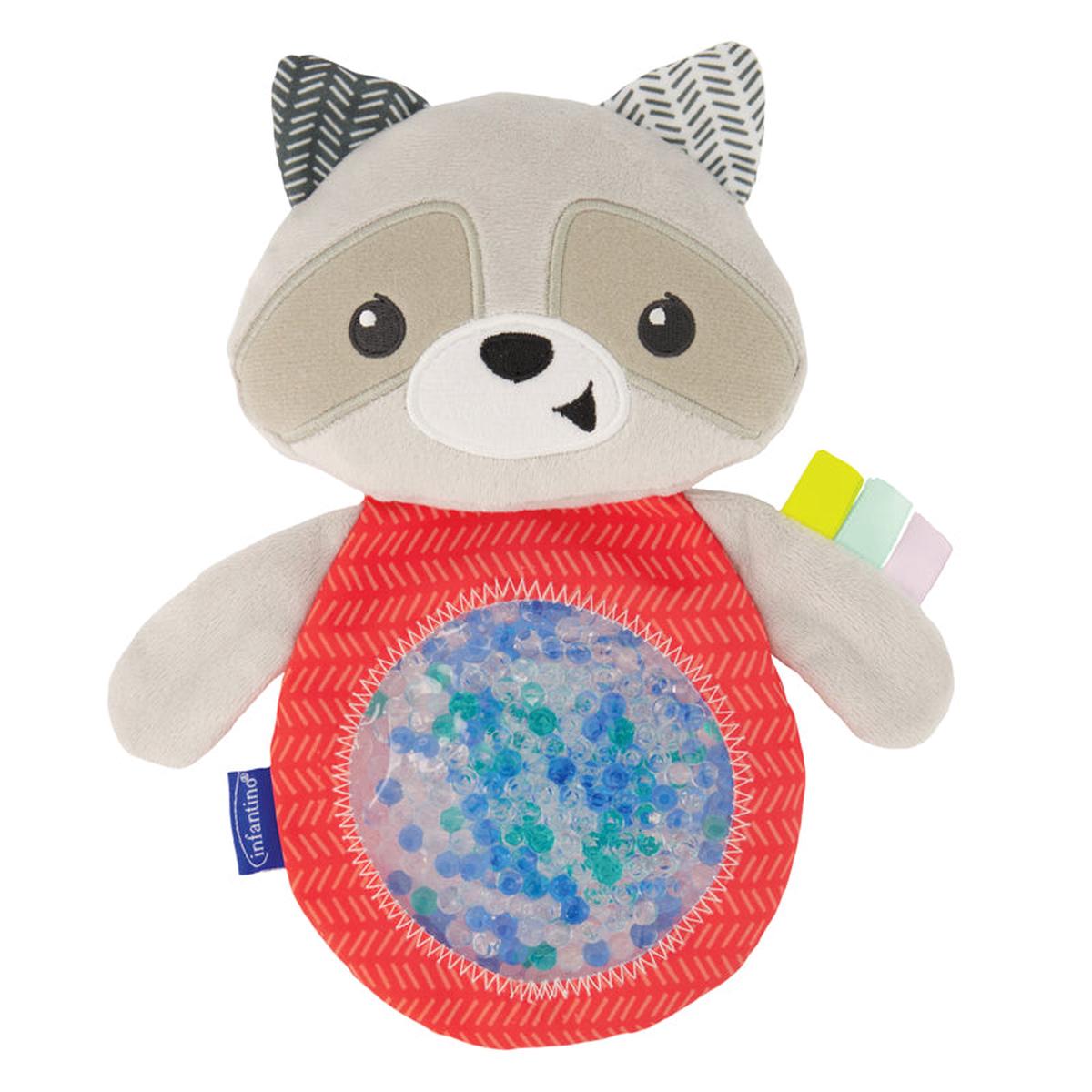 Infantino Procure e Squish Gel Pouch Pal Brinquedo Sensorial para bebs - 0 meses