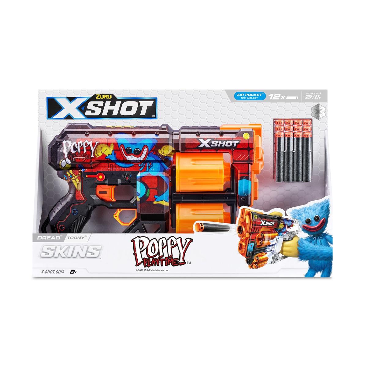 ZURU XSHOT Skins Dread Poppy Playtime Toony