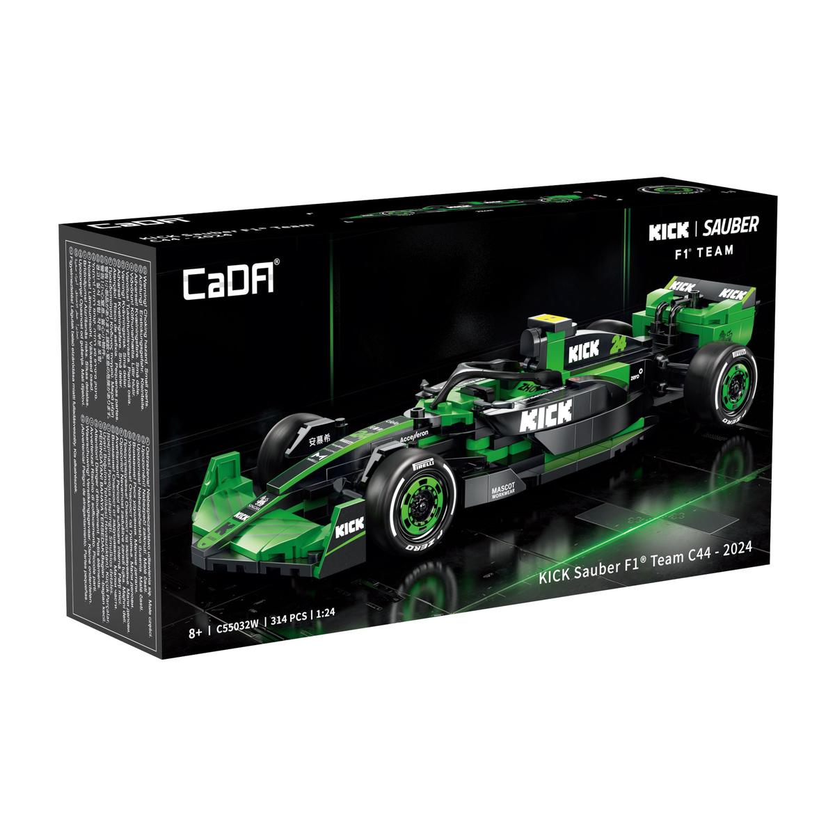 CaDA 1:24 Brick Kick Sauber F1 Team C44 2024 Car