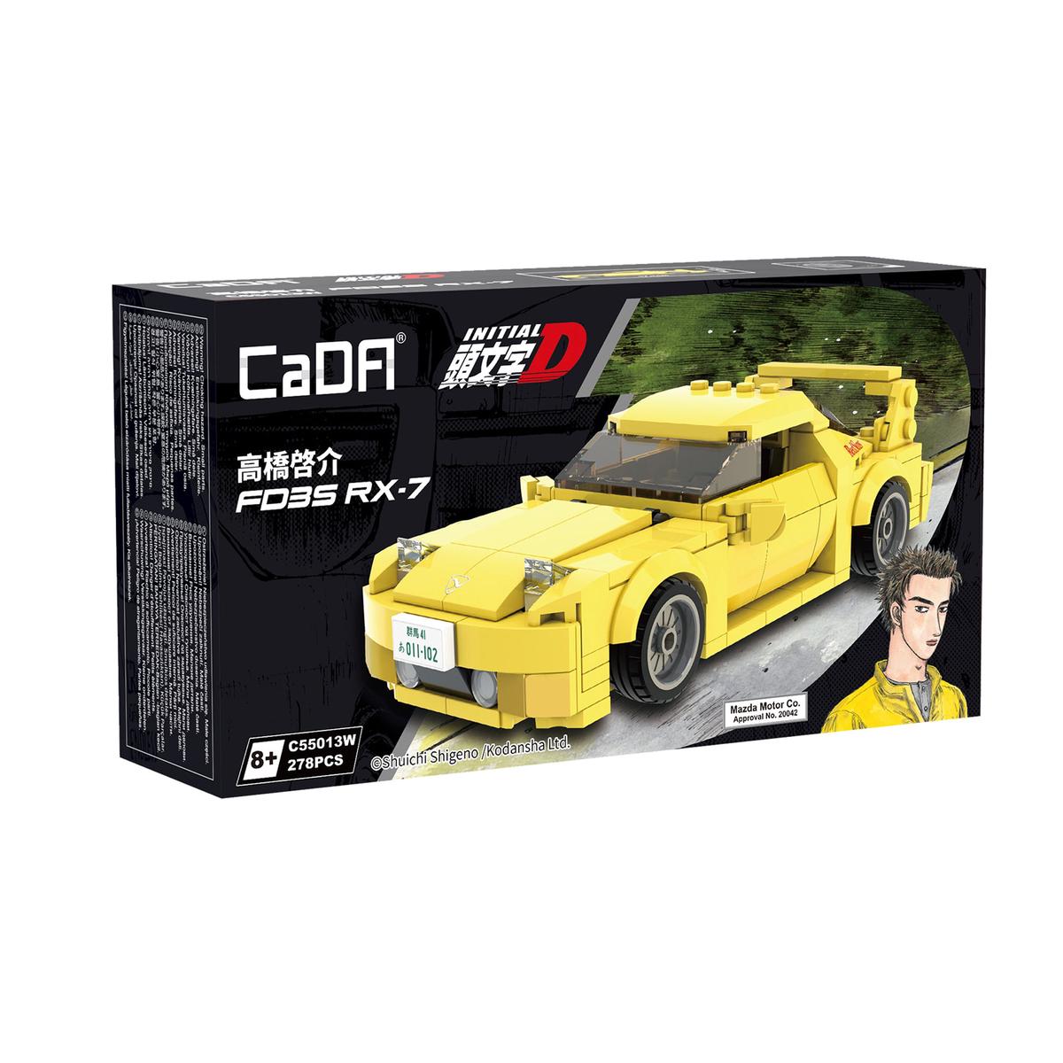 CaDA 1:24 Initial-D Mazda FD3S RX-7 Car