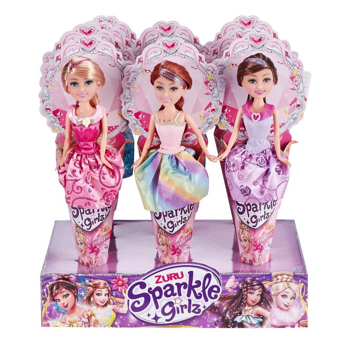 ZURU Sparkle Girlz Princess Cone Doll Assorted Styles