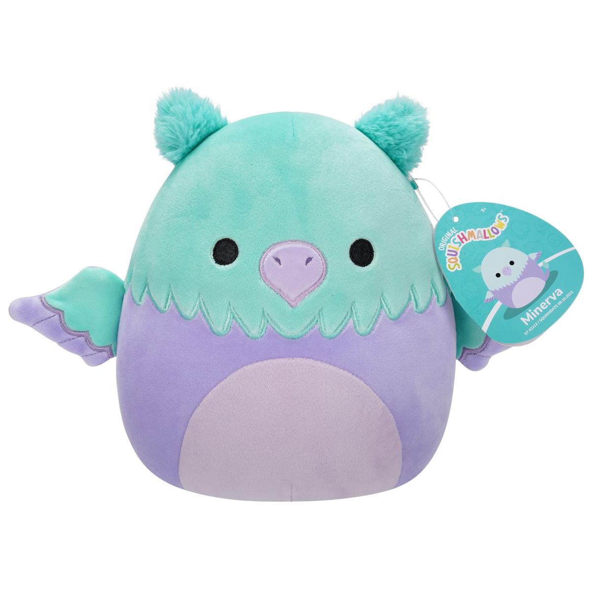 Squishmallows 5 Inch Plush Minerva Aqua And Purple Griffin
