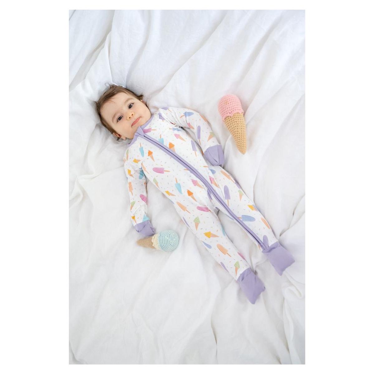 TeeJayz Lolli Bamboo Zippy Onesie 12-18 Months