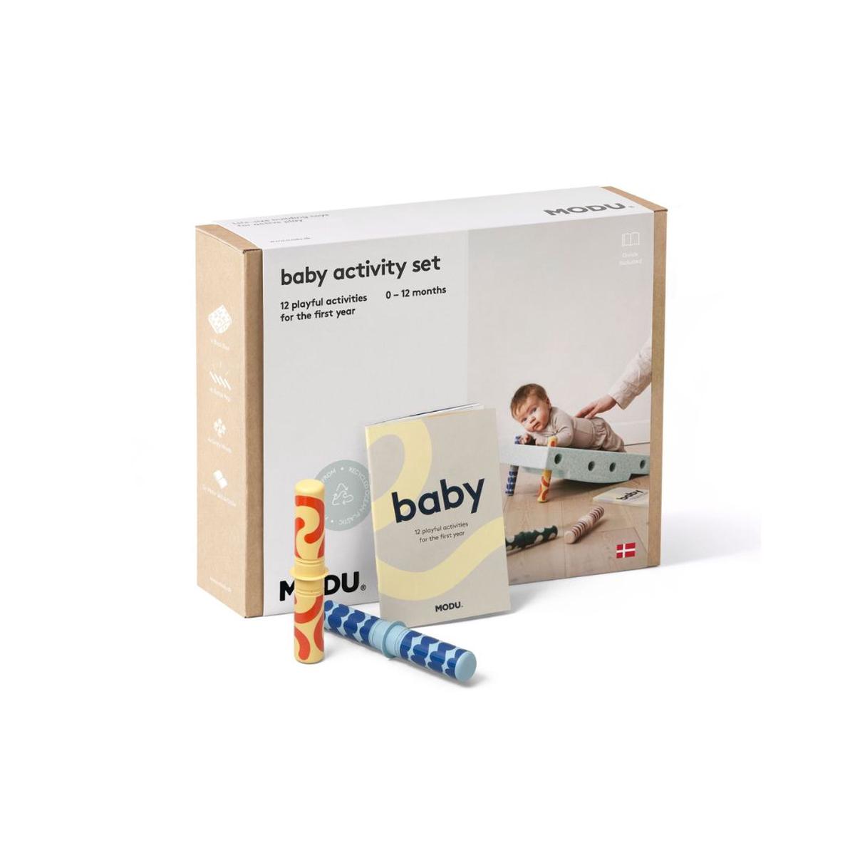 MODU Baby Activity Set - Ocean Mint / Forest Green