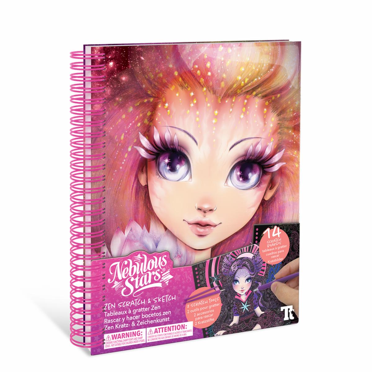 Nebulous Stars Zen Scratch & Sketch Creative Book