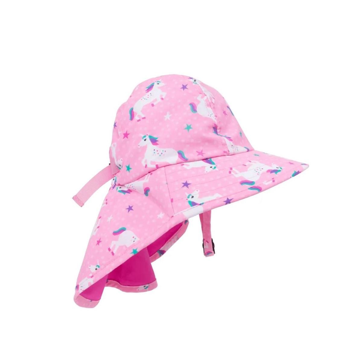 Zoocchini Cape Sun Hat Unicorn 6-24M
