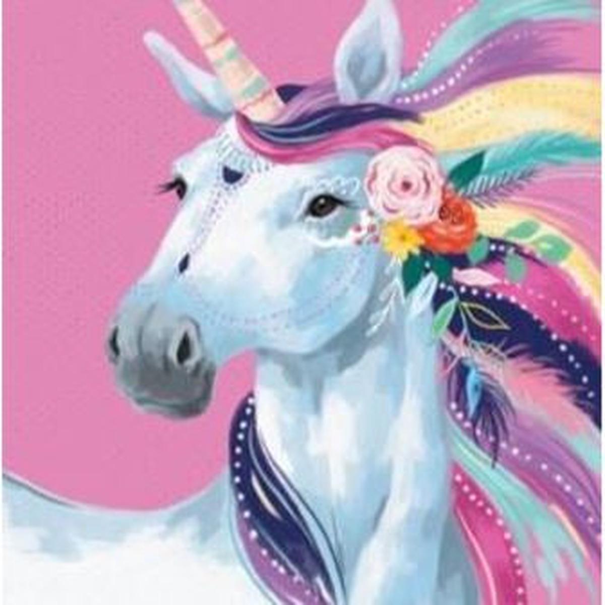 Diamond Art Unicorn 40cm X 50cm