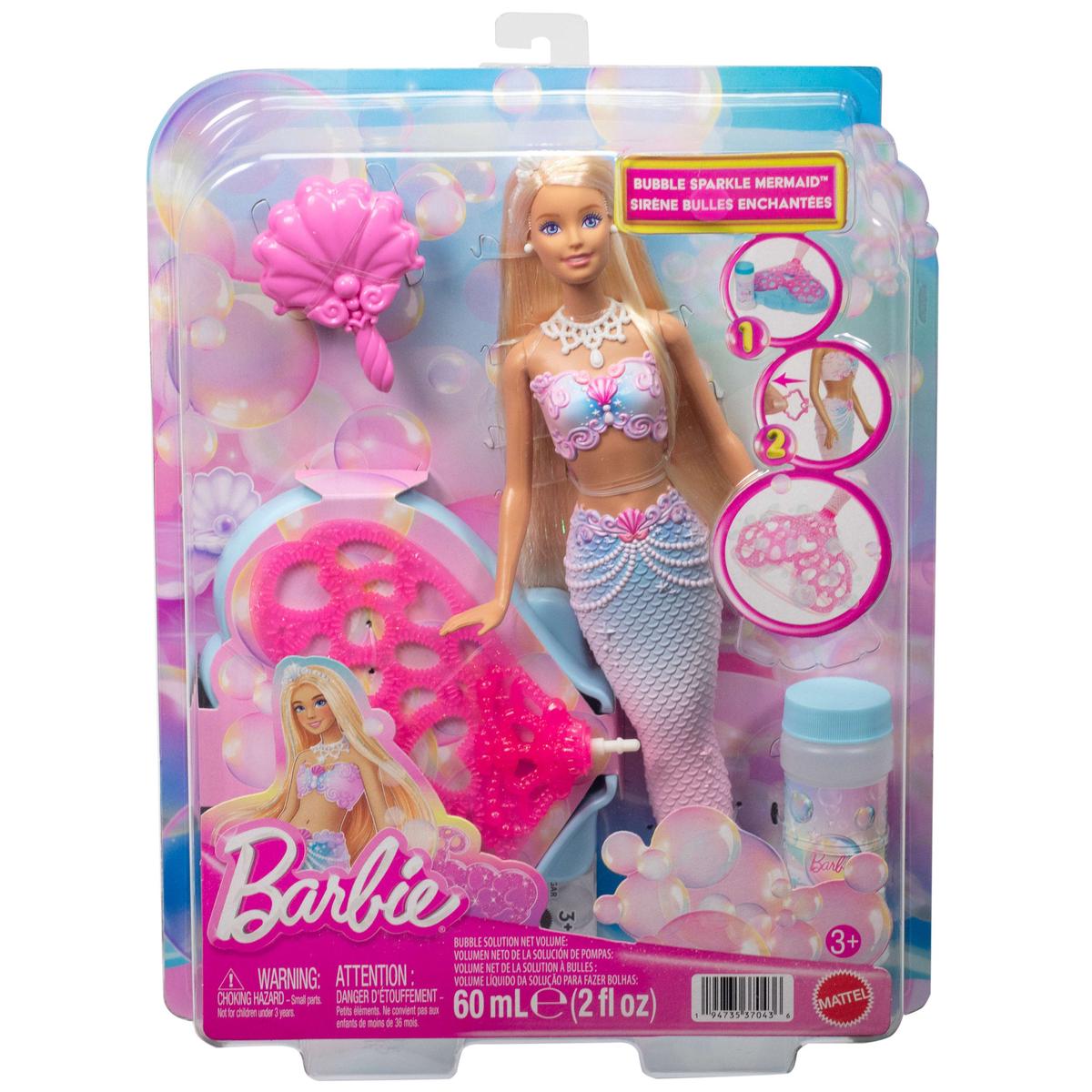 Barbie Bubble Sparkle Mermaid