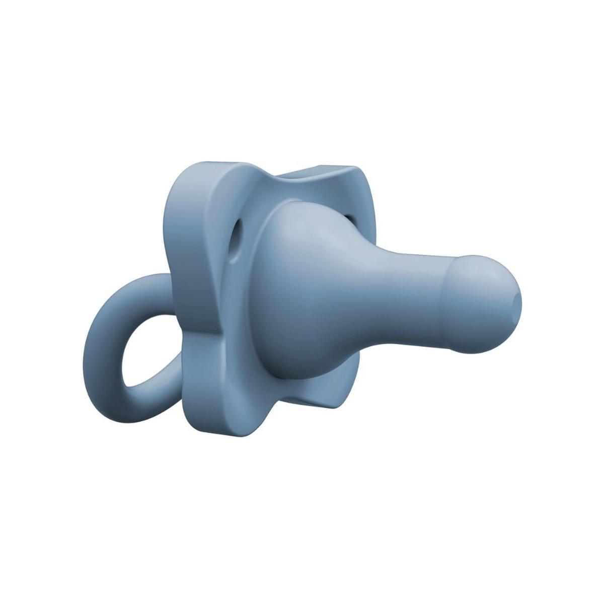 Dr. Browns HappyPaci Silicone One-Piece Soother (0-6m) Blue