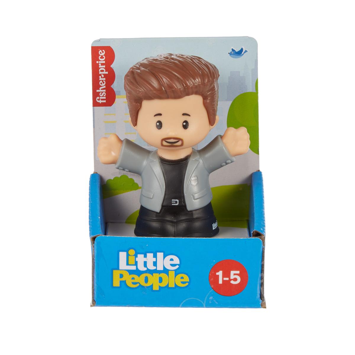 Fisher Price Little People Man In Gray Jacket Mini Figure