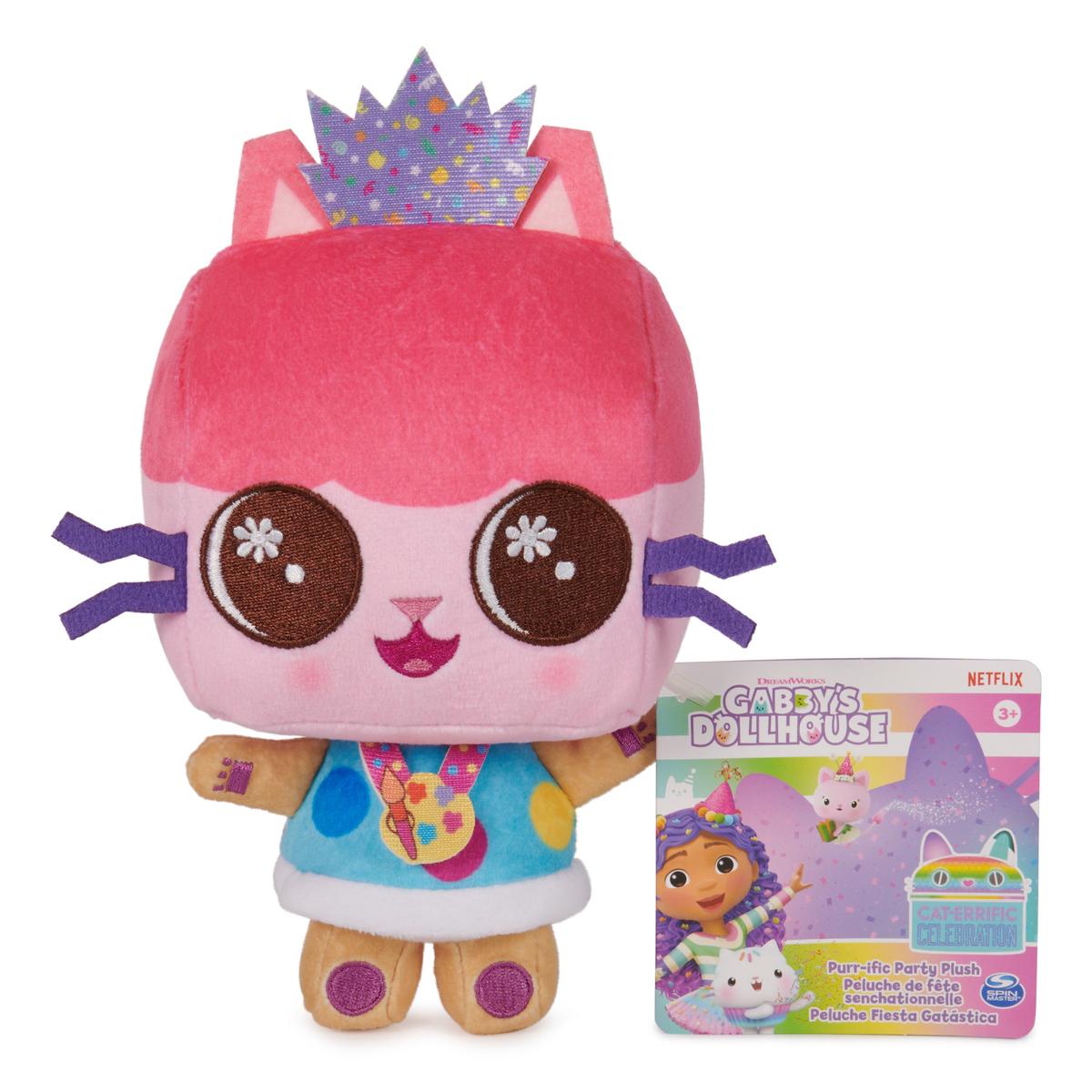 Gabby's Dollhouse Purr-ific Party 8 Inch Plush Baby Box