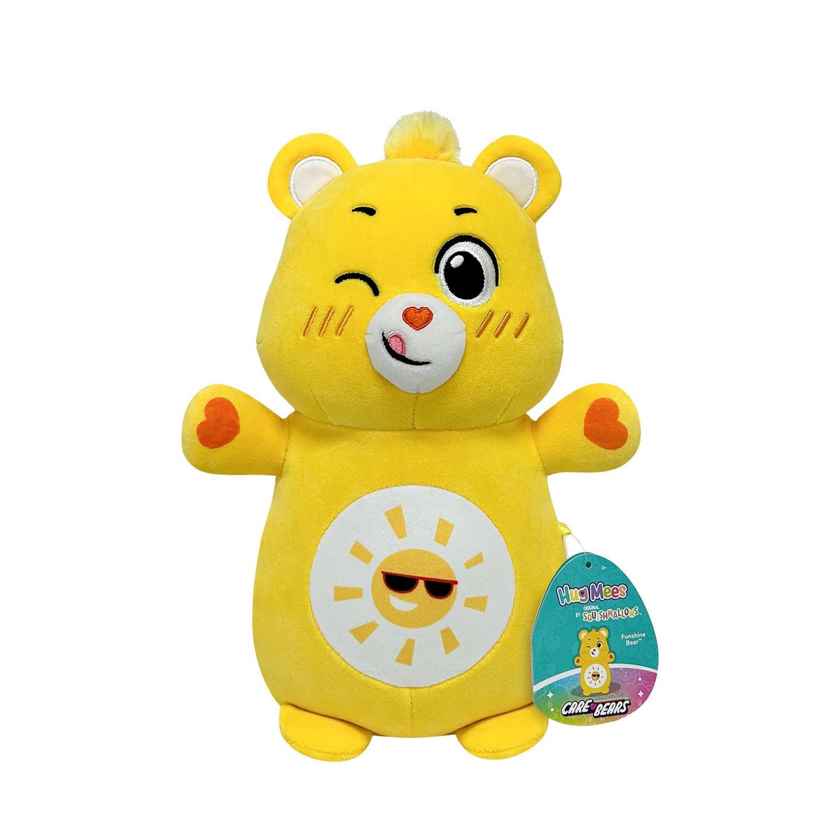 Squishmallows Care Bears 10 Inch HugMees Plush - Funshine Bear