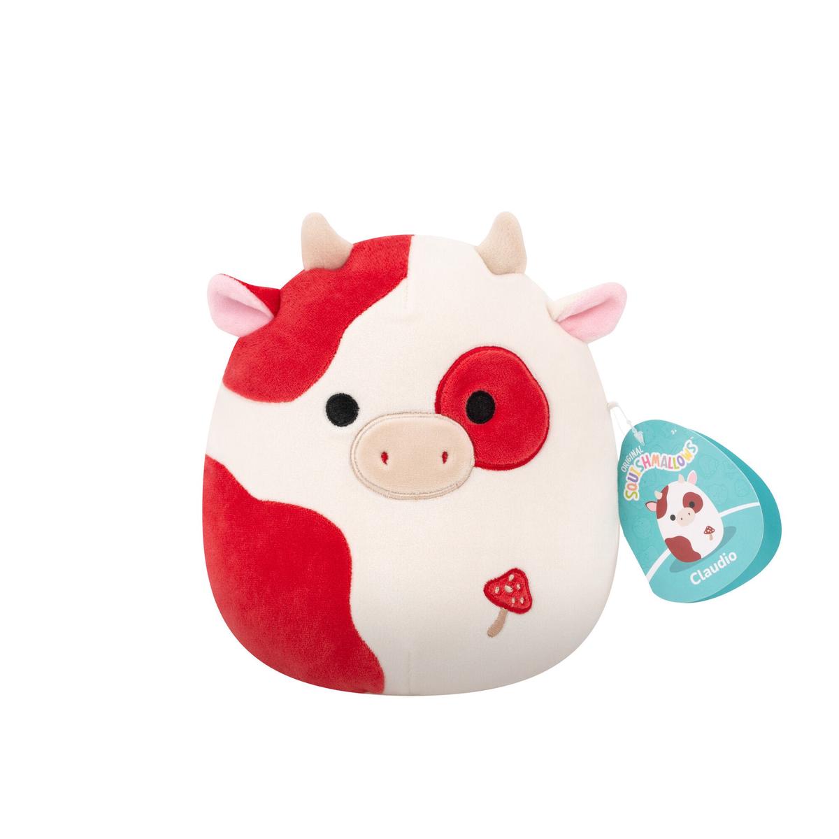 Squishmallows Original 7.5 Inch S26 Plush - Claudio Spotted Cow