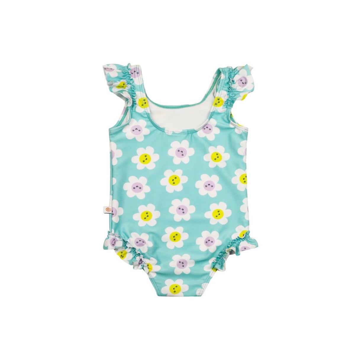 Zoocchini - Baby Ruffled Swimsuit - Daisy
