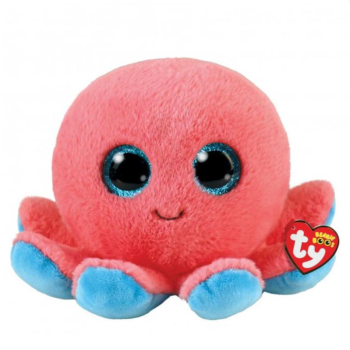 Ty Beanie Boos Regular - Sheldon Coral Octopus