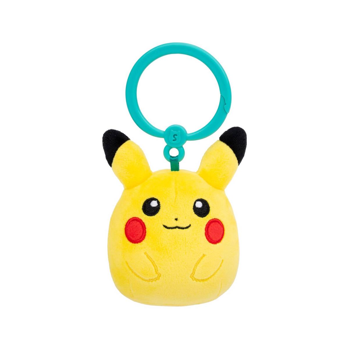 Squishmallows 3.5 Inch Pokemon Clip-On Pikachu