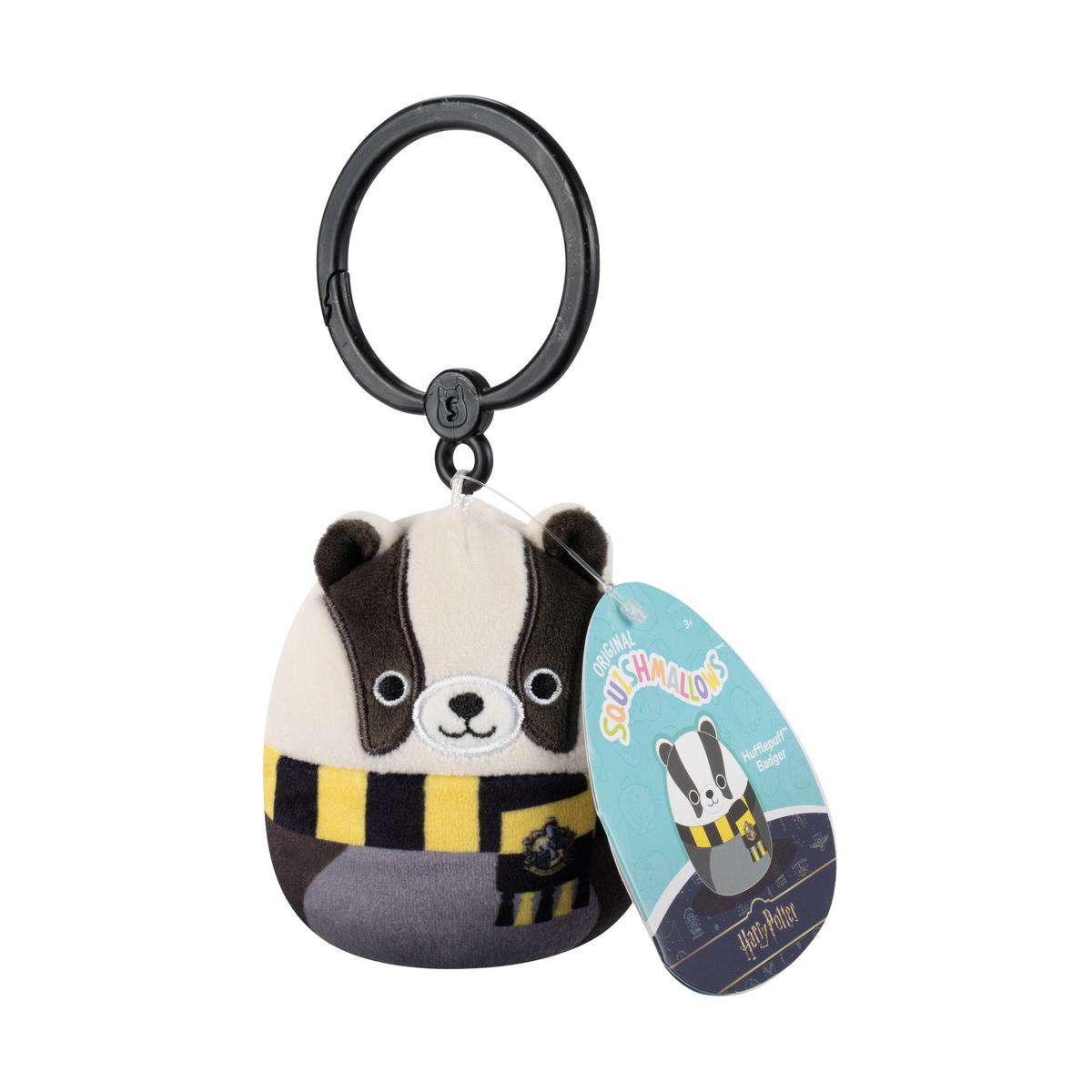 Squishmallows Harry Potter 3.5 Inch Clip On Plush - Hufflepuff House Animal