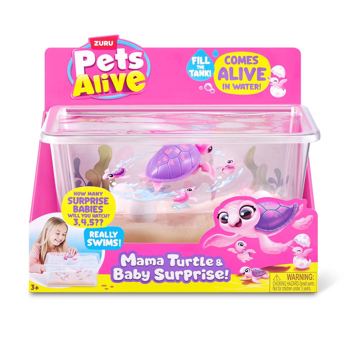 ZURU Pets Alive Mama Turtle Surprise